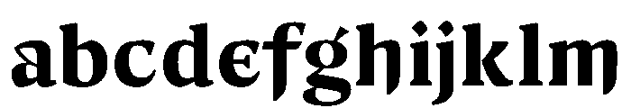 Medley ExtraBold Instance FONT
