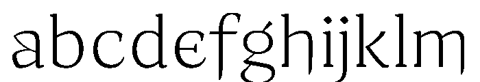 Medley ExtraLight Instance FONT