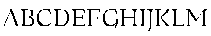 Medley Light Instance 087c5e64 Font UPPERCASE