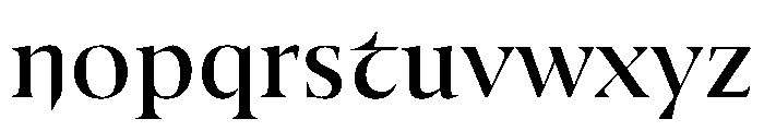 Medley Medium Instance 2da9c7e4 Font LOWERCASE