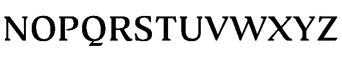 Medley Medium Instance Font UPPERCASE