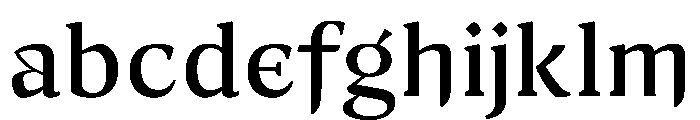 Medley Medium Instance FONT