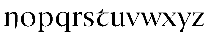 Medley Regular Instance 217ab2c8 Font LOWERCASE
