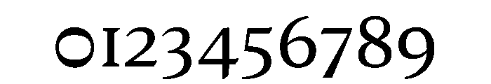 Medley Regular Instance Font OTHER CHARS
