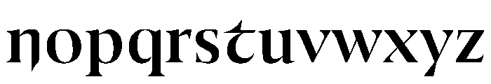 Medley SemiBold Instance 86799799 Font LOWERCASE