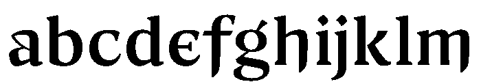 Medley SemiBold Instance FONT