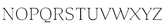 Medley Thin Instance C7783acf Font UPPERCASE
