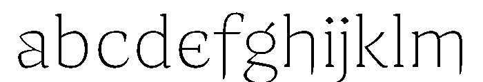 Medley Thin Instance FONT