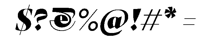 MedleyItalic BlackItalic Instance 41d87386 Font OTHER CHARS