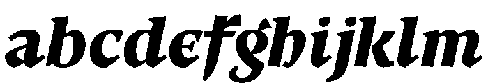 MedleyItalic BlackItalic Instance FONT