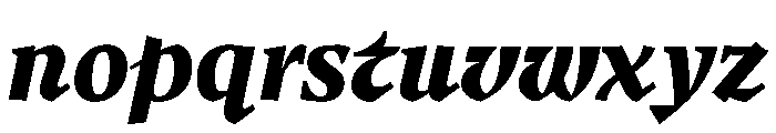 MedleyItalic BlackItalic Instance Font LOWERCASE