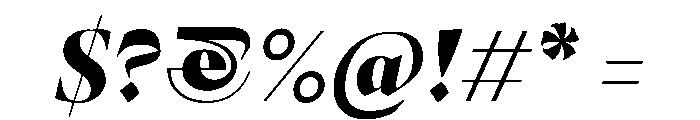 MedleyItalic ExtraBoldItalic Instance 41e86d15 Font OTHER CHARS