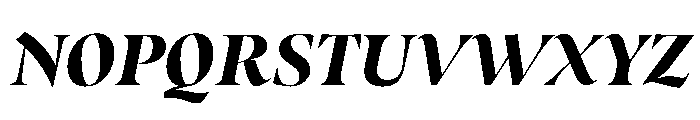 MedleyItalic ExtraBoldItalic Instance 41e86d15 Font UPPERCASE