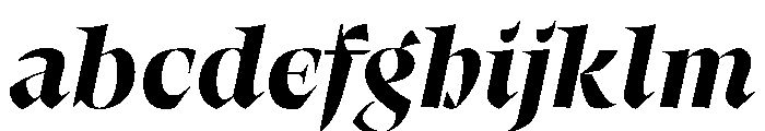 MedleyItalic ExtraBoldItalic Instance 41e86d15 FONT