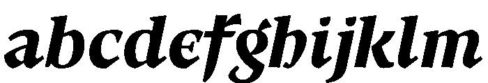 MedleyItalic ExtraBoldItalic Instance FONT