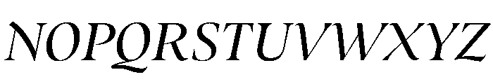 MedleyItalic Italic Instance 5b17da08 Font UPPERCASE