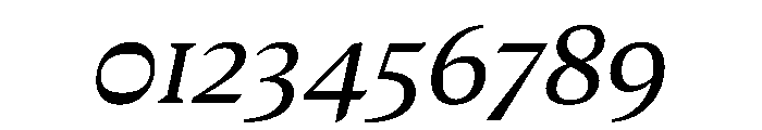 MedleyItalic Italic Instance Font OTHER CHARS
