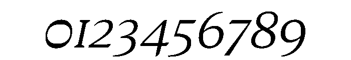 MedleyItalic LightItalic Instance Font OTHER CHARS