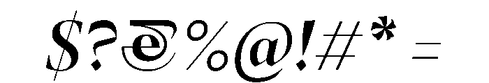 MedleyItalic MediumItalic Instance 70b60a42 Font OTHER CHARS