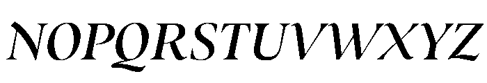 MedleyItalic MediumItalic Instance 70b60a42 Font UPPERCASE