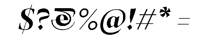 MedleyItalic SemiBoldItalic Instance B99e3a91 Font OTHER CHARS