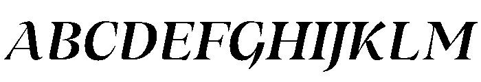 MedleyItalic SemiBoldItalic Instance B99e3a91 Font UPPERCASE