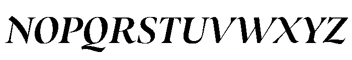 MedleyItalic SemiBoldItalic Instance B99e3a91 Font UPPERCASE