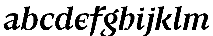 MedleyItalic SemiBoldItalic Instance FONT