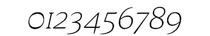 MedleyItalic ThinItalic Instance Font OTHER CHARS