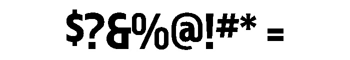 Megaphone Regular Font OTHER CHARS