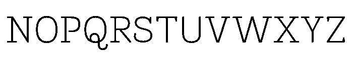 MekomiDLv2AAA Light Font UPPERCASE