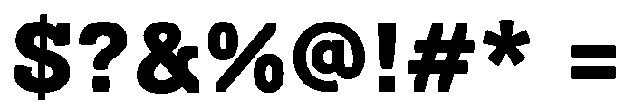 MekomiDLv2AAA UltraBold Font OTHER CHARS