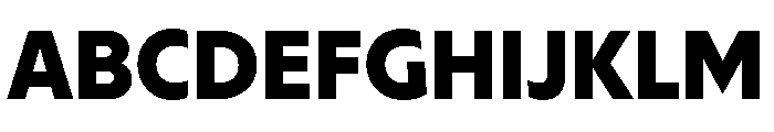 Melun Bold Font UPPERCASE