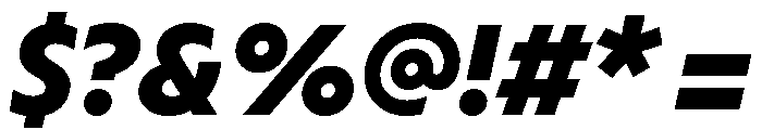 Melun BoldItalic Font OTHER CHARS