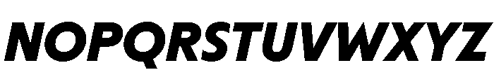 Melun BoldItalic Font UPPERCASE