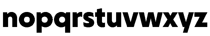 Melun Bold Font LOWERCASE