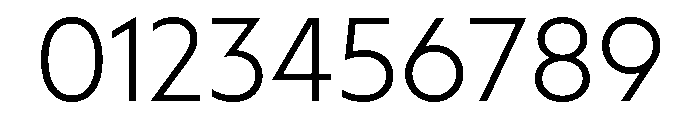 Melun Light Font OTHER CHARS