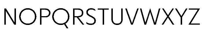 Melun Light Font UPPERCASE