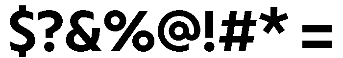 Melun Medium Font OTHER CHARS