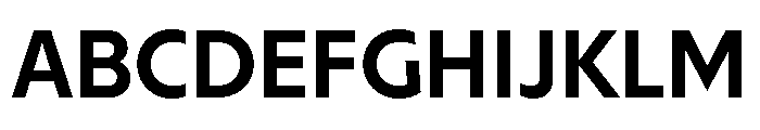 Melun Medium Font UPPERCASE