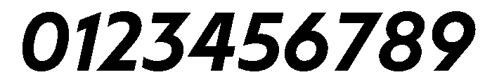 Melun MediumItalic Font OTHER CHARS
