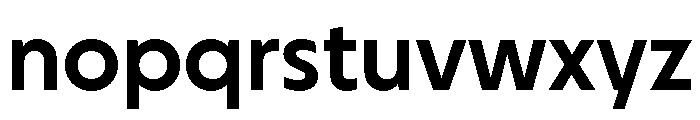 Melun Medium Font LOWERCASE