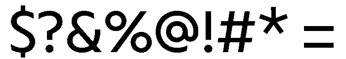 Melun Regular Font OTHER CHARS