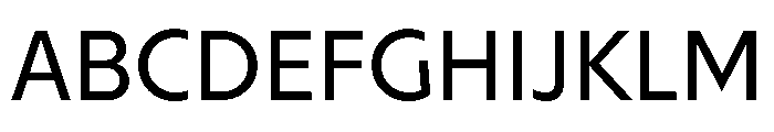 Melun Regular Font UPPERCASE