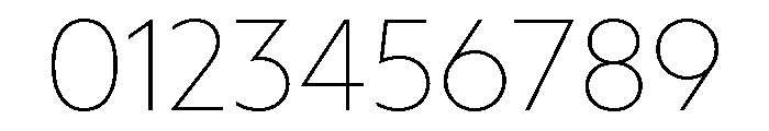 Melun Thin Font OTHER CHARS