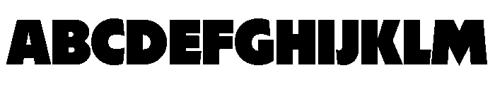 MelunDisplay Black Font UPPERCASE