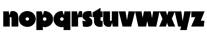MelunDisplay Black Font LOWERCASE