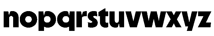 MelunDisplay Bold Font LOWERCASE