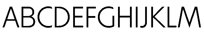 MelunDisplay Light Font UPPERCASE