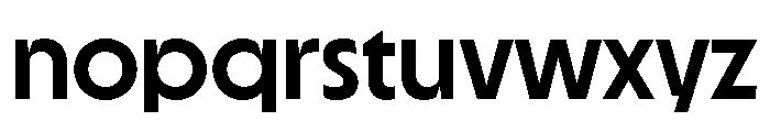 MelunDisplay Medium Font LOWERCASE